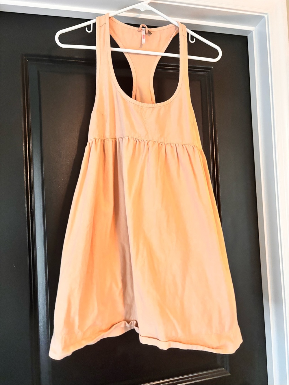 Free People tan/blush Racerback dress